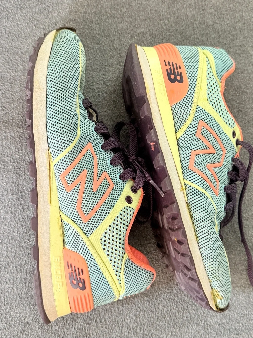 New Balance 574 Woven Running sneakers Teal Women 6.5 | UK 4 | retro colors